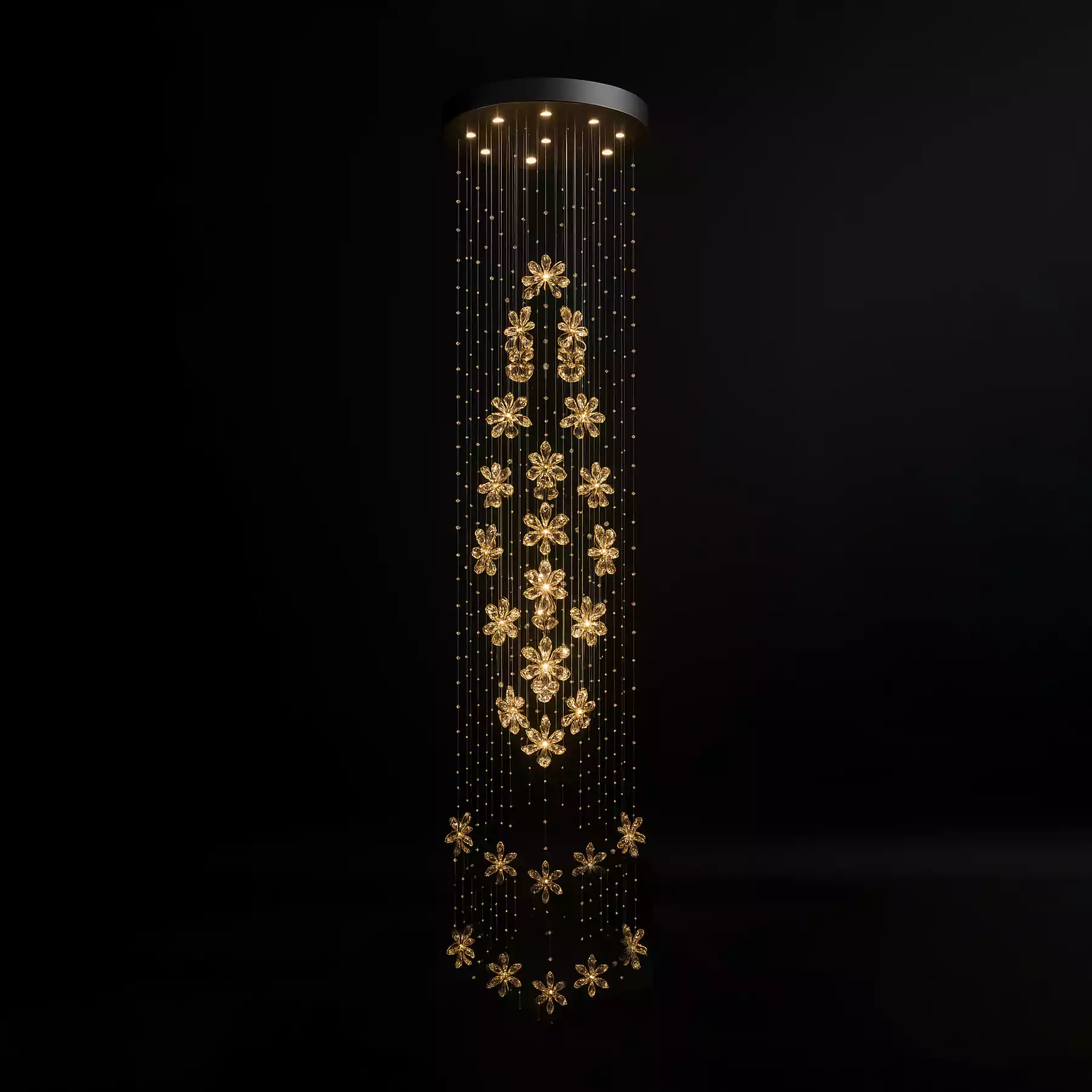 Sutherland Falls Double Height Stair Chandelier